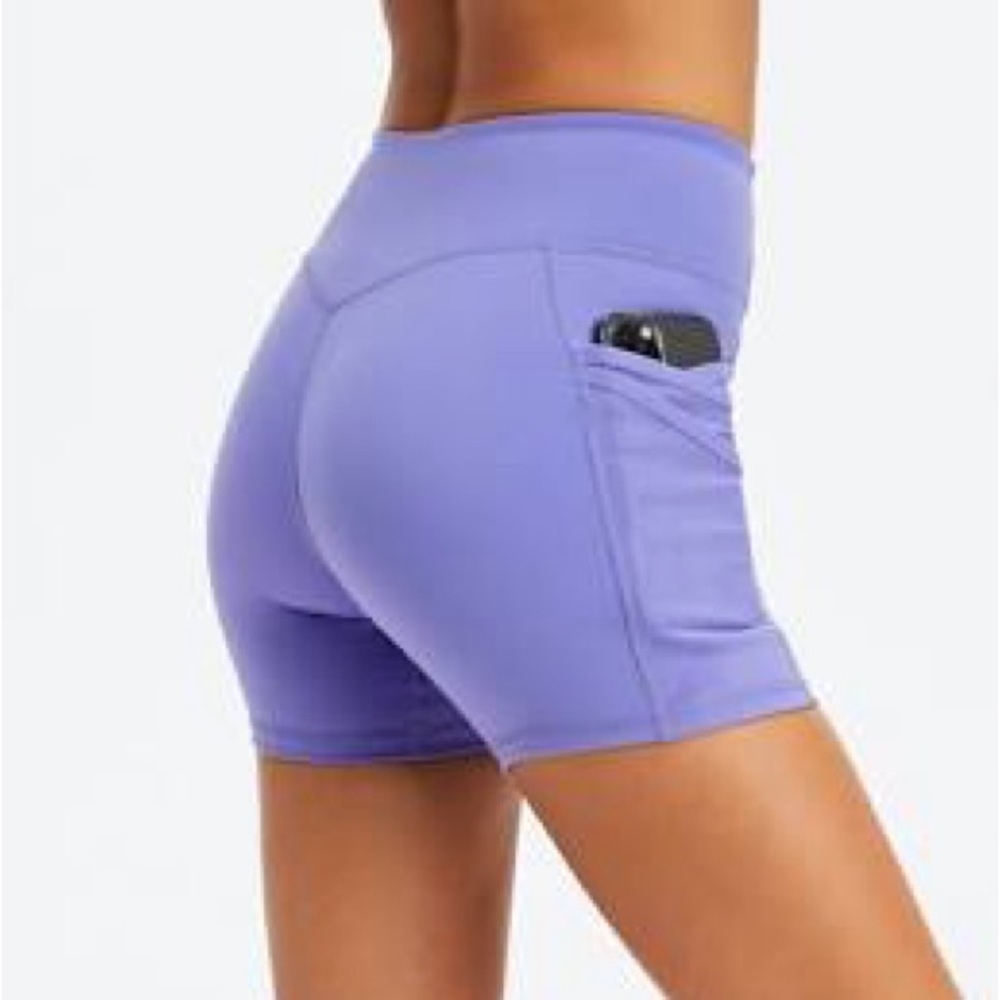 Fabletics Motion 365 Purple Athletic Shorts